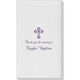 Ornate Cross Linen Like Guest Towels Image 4 of 4